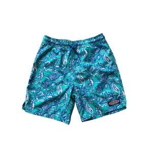 Boys Vineyard Vines Chappy seahorse swim suit trunks size M